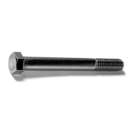 7/16-14 Hex Head Cap Screw, 18-8 Stainless Steel, 4 In L, 2 PK